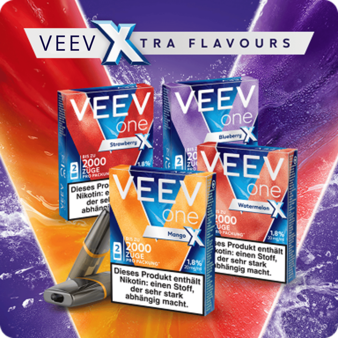 Capsules VEEV One différentes saveurs